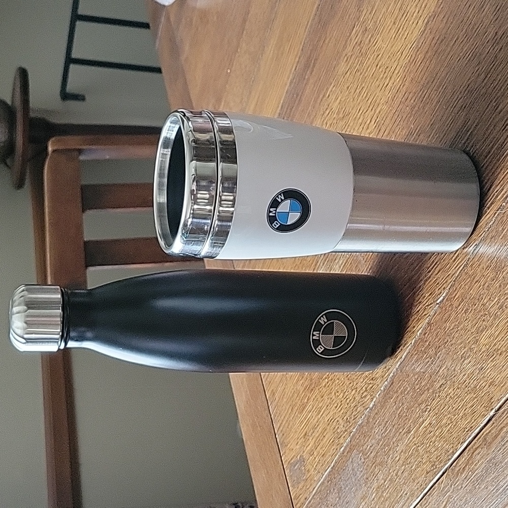 Two BMW LogoTravel Mugs